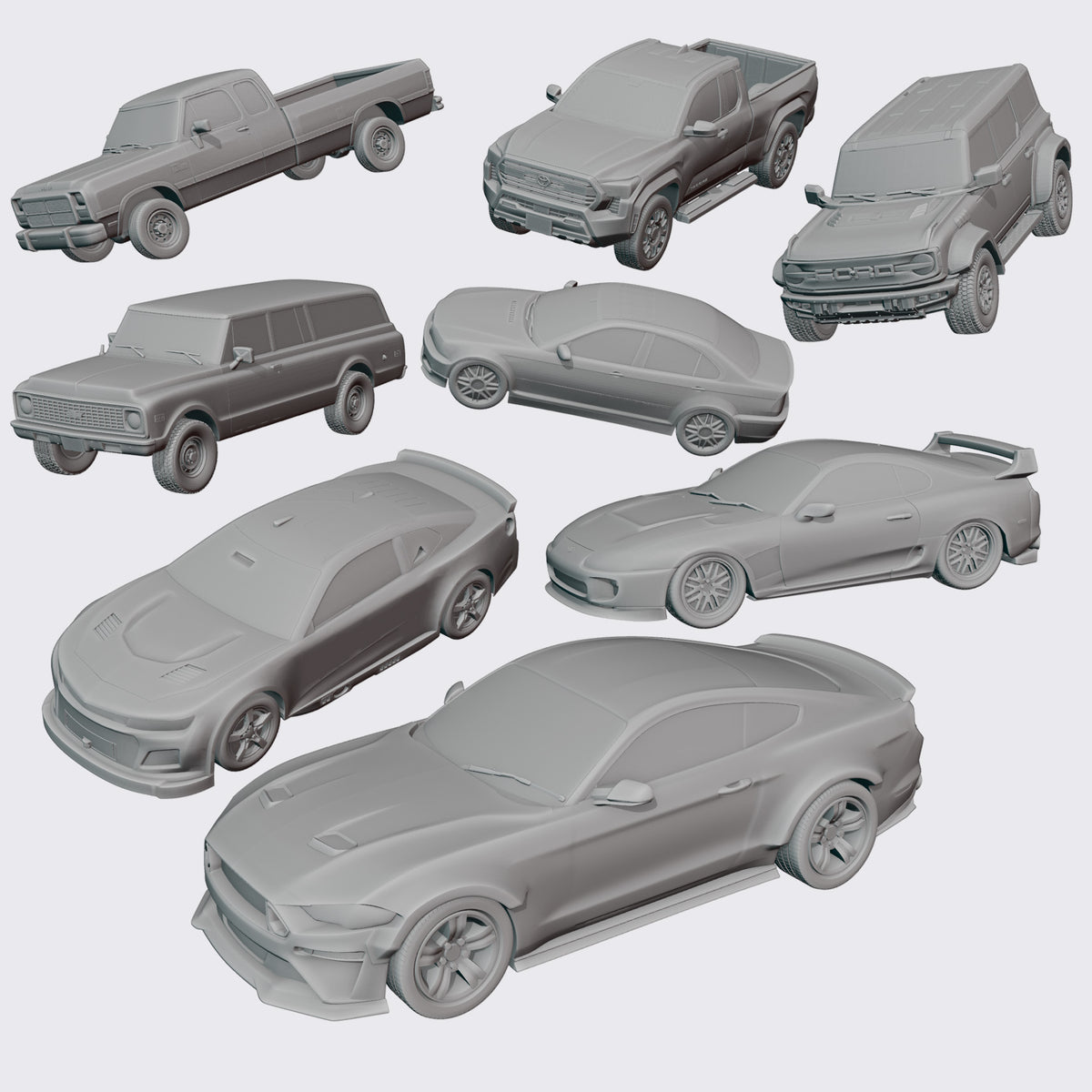 Custom 3D Vehicle Modeling Service (Digital STL/OBJ File)