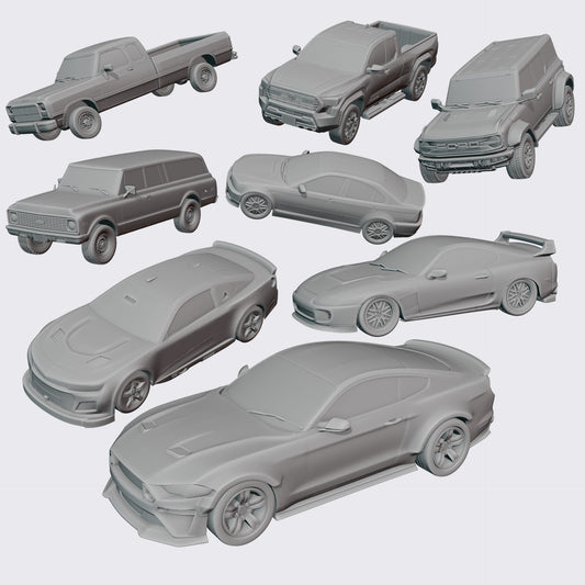 Custom 3D Vehicle Modeling Service (Digital STL/OBJ File)